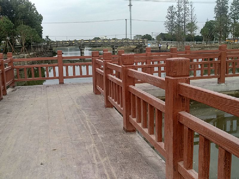 Guardrail-effetto legno